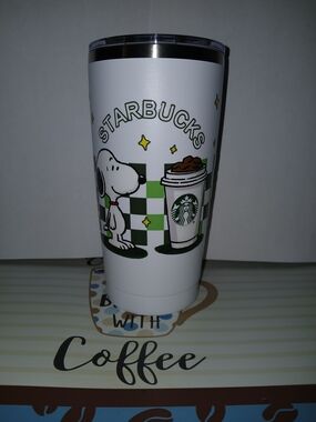 Starbucks x Snoopy White Travel Tumbler